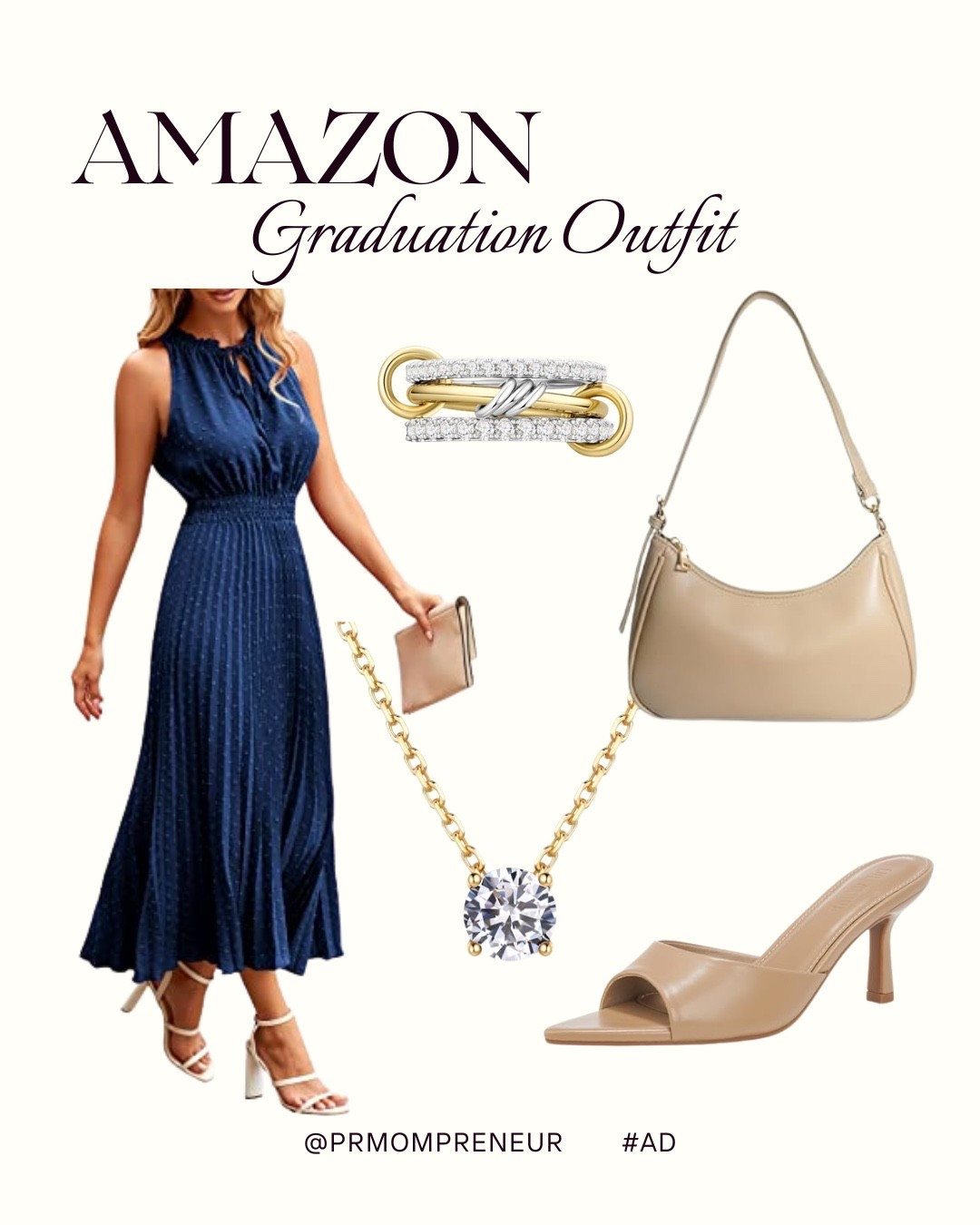 This is such an easy graduation outfit. One good dress and neutral accessories and you are done. Comfortable enough to sit through the ceremony but still looks really put together. I love pieces like this that you can wear again all spring.

#graduationoutfit #springstyle #over40style

#LTKmomlife #LTKMidsize #LTKWorkwear