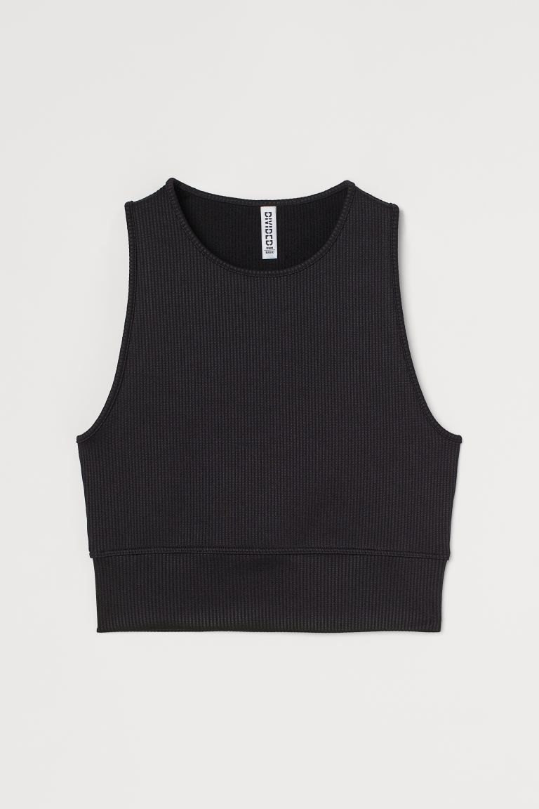 Ribbed Sleeveless Top | H&M (US)