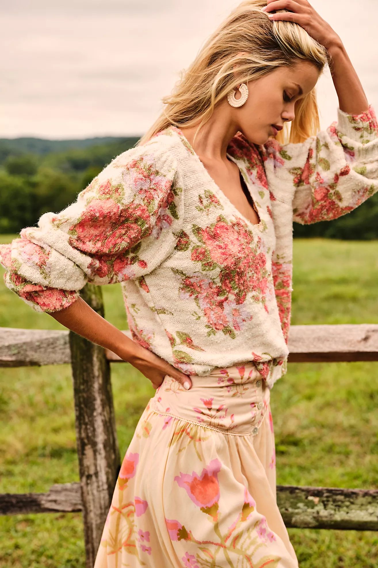 Bed Of Roses Sweater | Free People (Global - UK&FR Excluded)