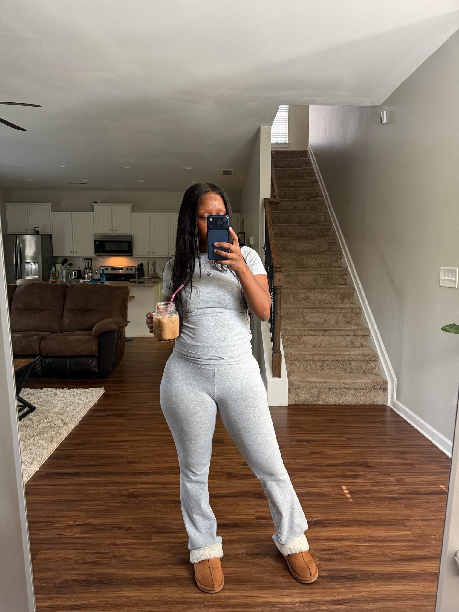 Lounge set for chilling around the house, running errands, or just a simple outfit idea

#LTKootd #LTKPetite #LTKOver40