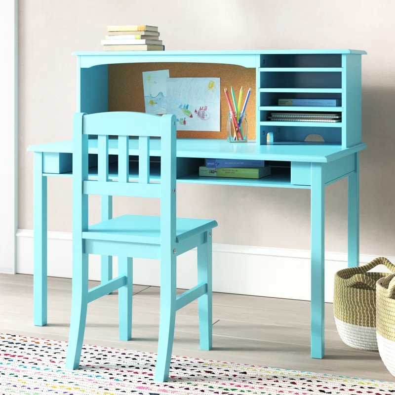 Guidecraft Kids Media Desk Hutch and Chair Set | Wayfair North America