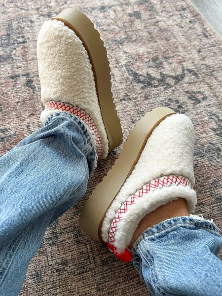 Great amazon look alike option for the popular Ugg Tazz braid Sherpa slippers! These are so cozy and look so similar! #Founditonamazon #amazonfashion #holiday23 #inspire amazon tazz dupe, amazon UGG Women's Tazz Braid Slipper

#LTKshoecrush #LTKSeasonal #LTKfindsunder100