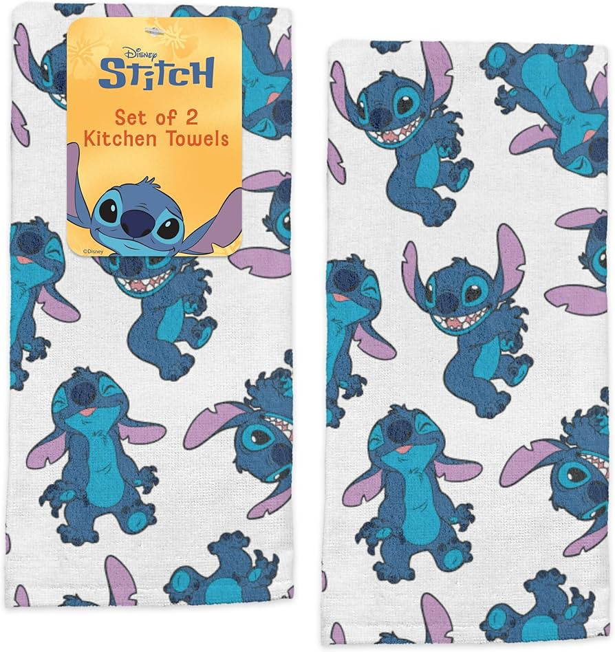 Disney Kitchen Towels – 2-Pack 100% Cotton Kitchen Towels Set – 16" x 26" Soft & Absorbent Di... | Amazon (US)