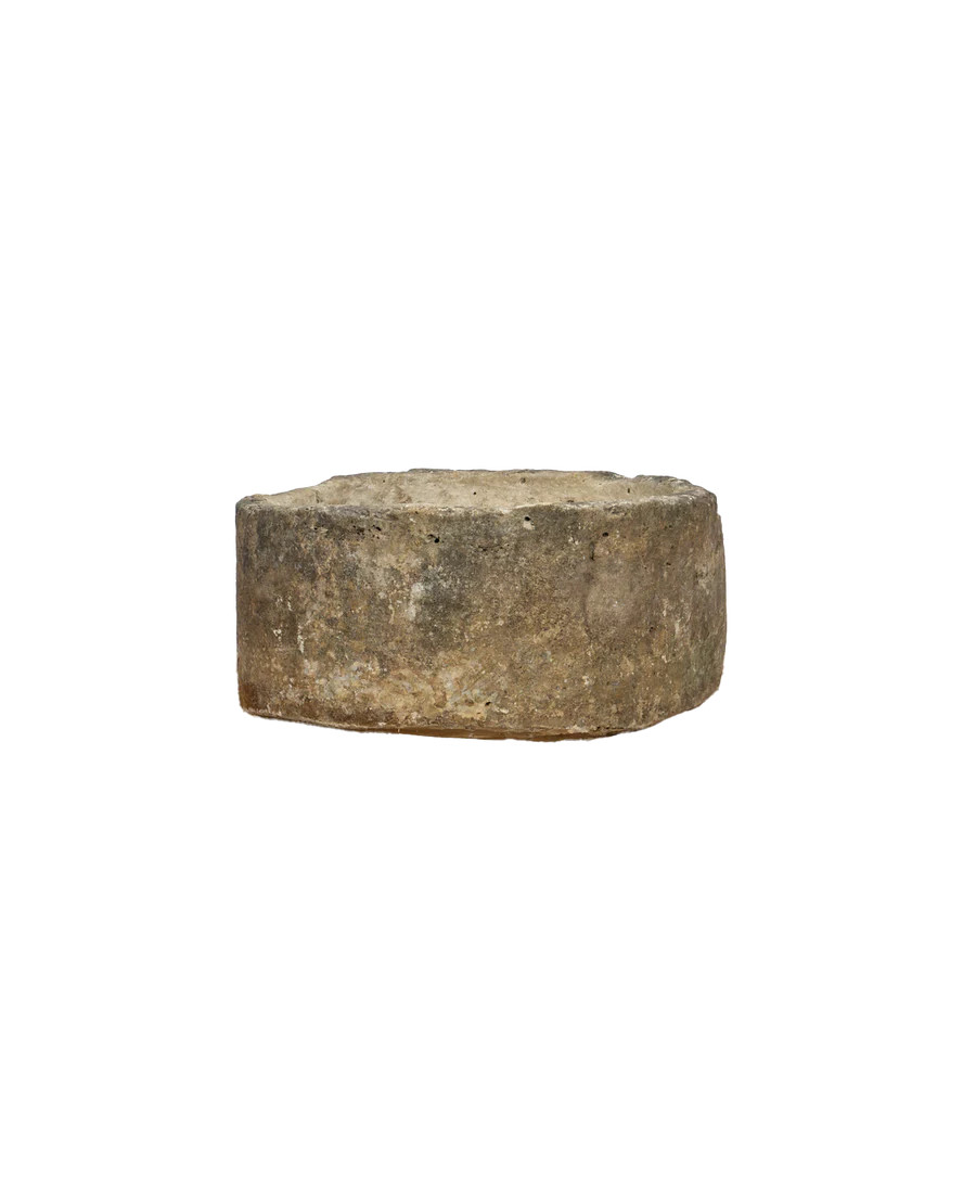 Limestone Trough - Round | Olive Ateliers