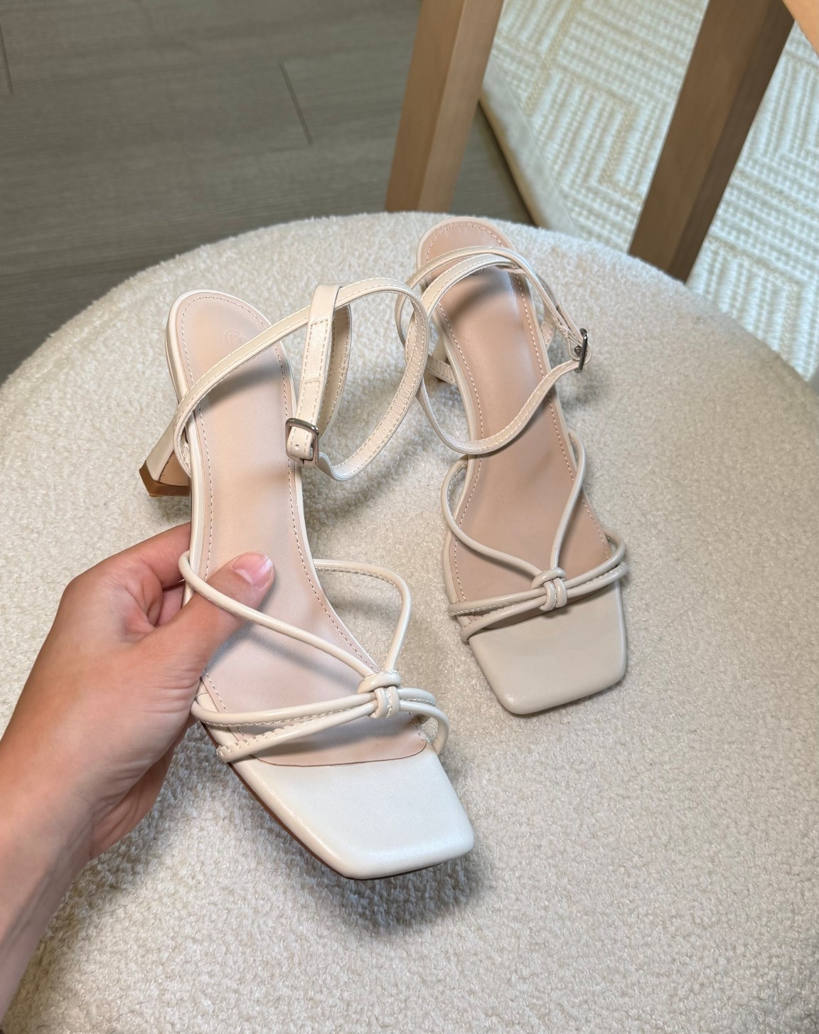 Amazon kitten heels - I have wider feet so I sized up 1/2