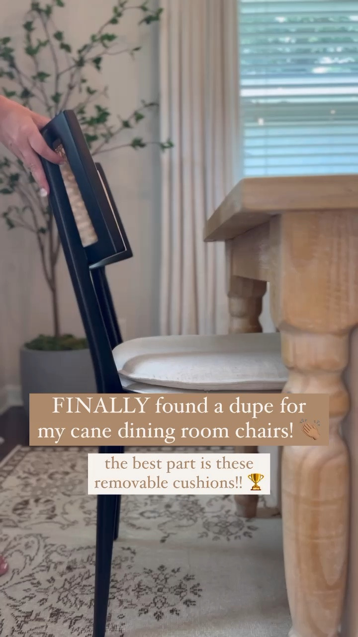 Dining room cane rattan chairs are 2 for $280 compared to one for $400! 

#LTKstyletip #LTKhome #LTKfamily