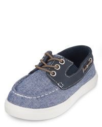 Toddler Boys Chambray Boat Shoes | The Children's Place