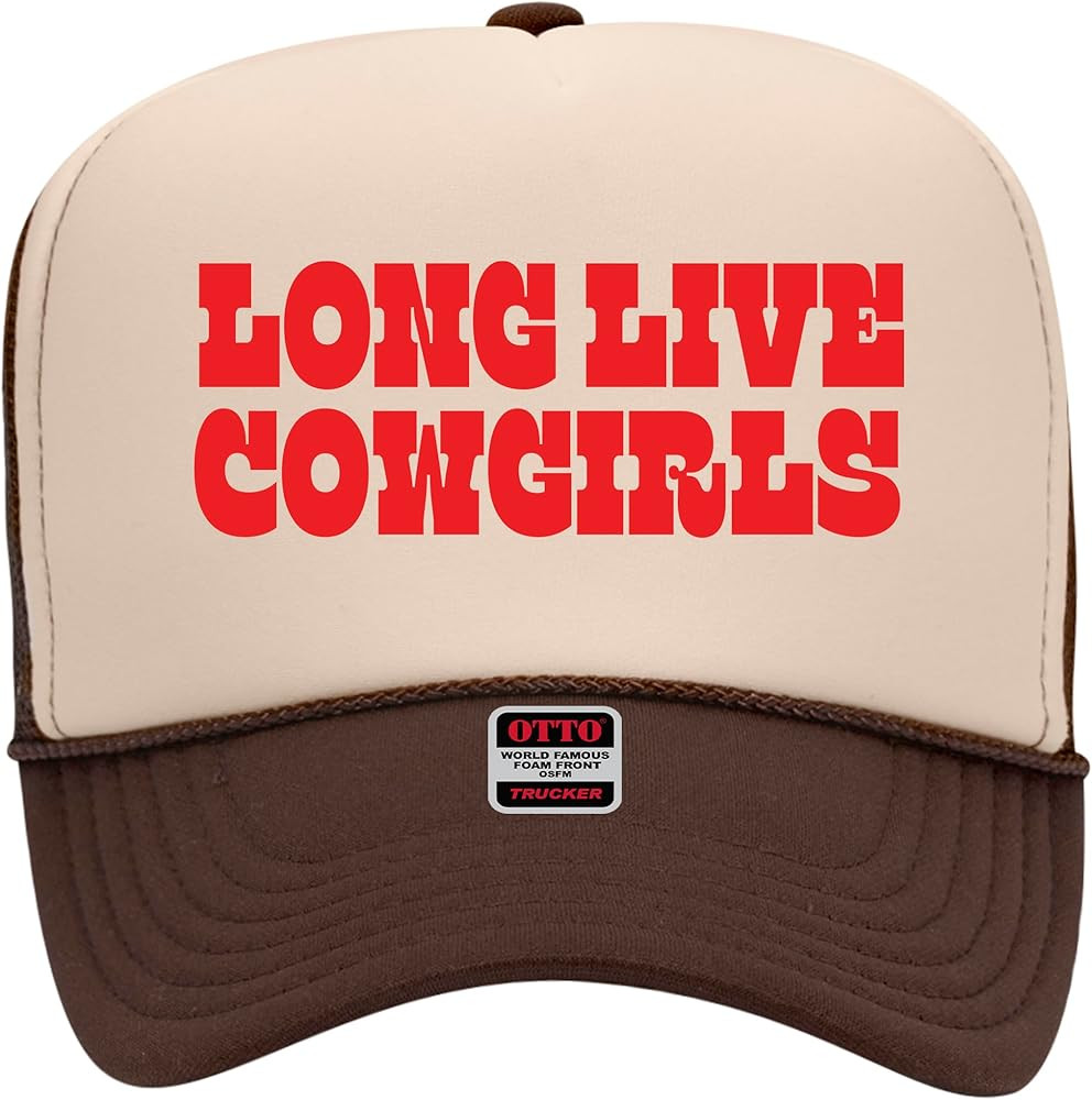 Long Live Cowgirls Trucker Hat - Premium Snapback for Men and Women - Vintage Cowboy Funny Wester... | Amazon (US)