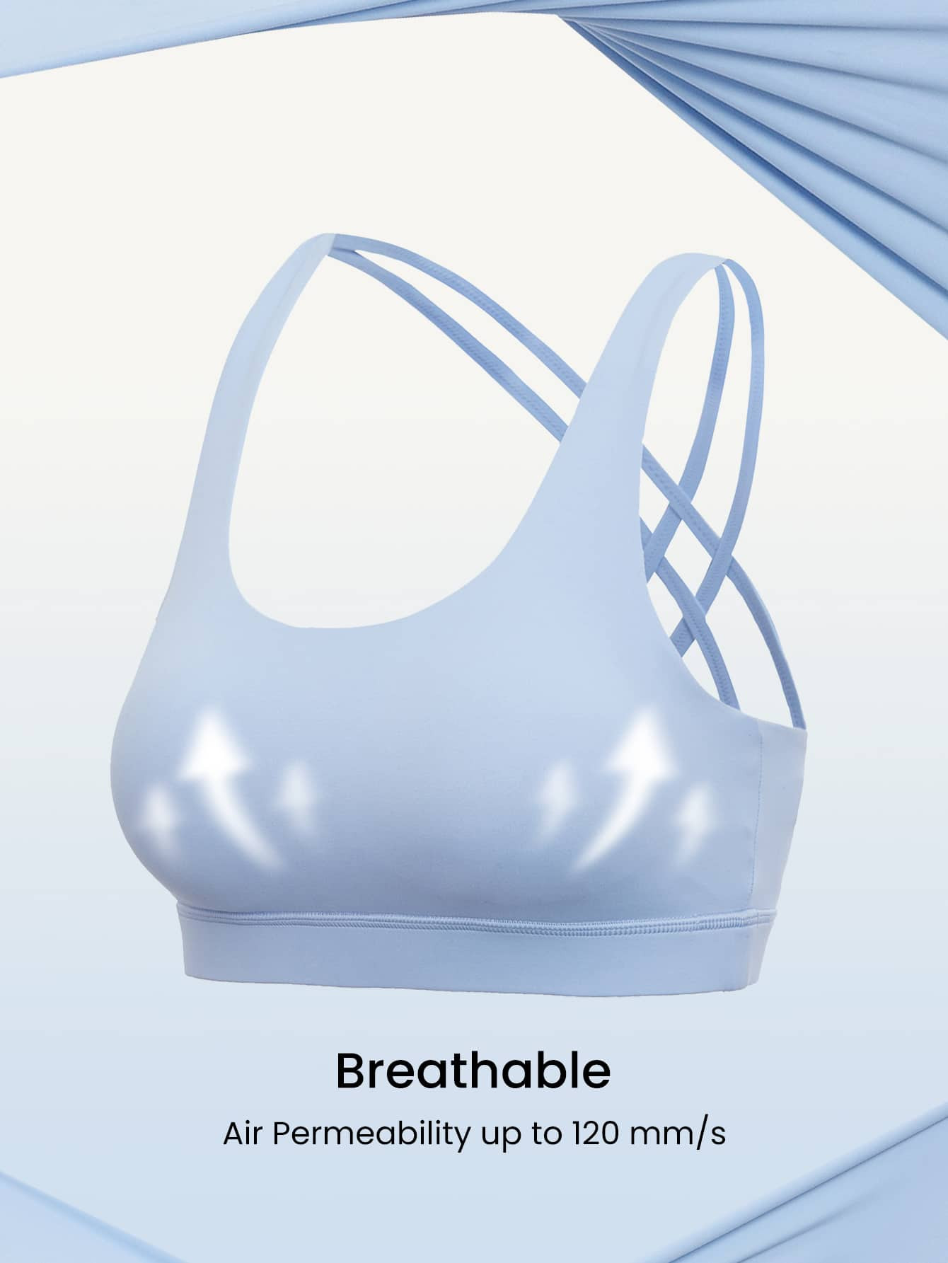 GLOWMODE FeatherFit™ Crossover Strap Sports Bra SKU: swspbra25210615422(1000+ Reviews)FeatherFi... | SHEIN