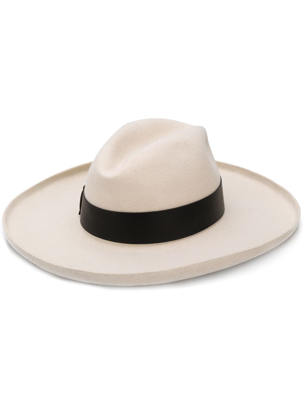 Borsalino wide brimmed hat - White | FarFetch Global