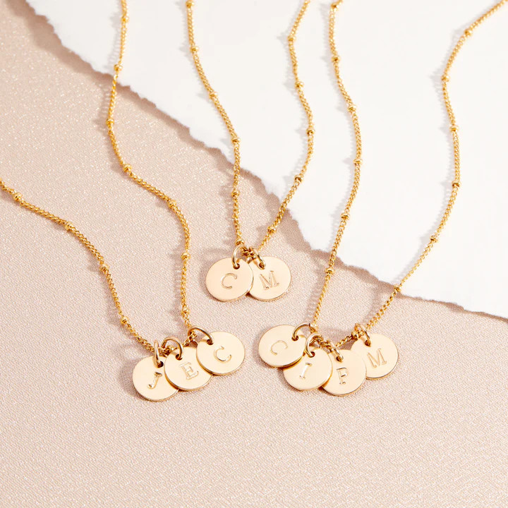 Madeline Three Initial Pendant | Brook and York