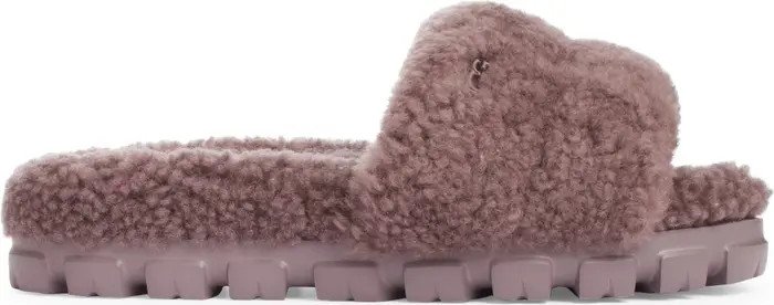 UGG® Cozetta Curly Genuine Shearling Slide Slipper (Women) | Nordstrom | Nordstrom