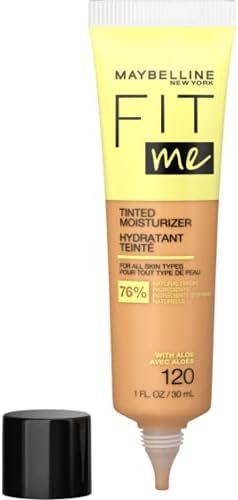 Maybelline Fit Me Tinted Moisturizer, Fresh Feel, Natural Coverage, 12H Hydration, Evens Skin Ton... | Amazon (US)