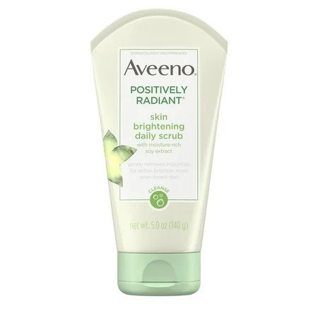 Aveeno Positively Radiant Brightening & Exfoliating Face Scrub, 5 oz | Walmart (US)