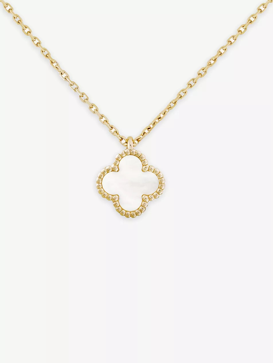 Sweet Alhambra gold and mother-of-pearl pendant | Selfridges