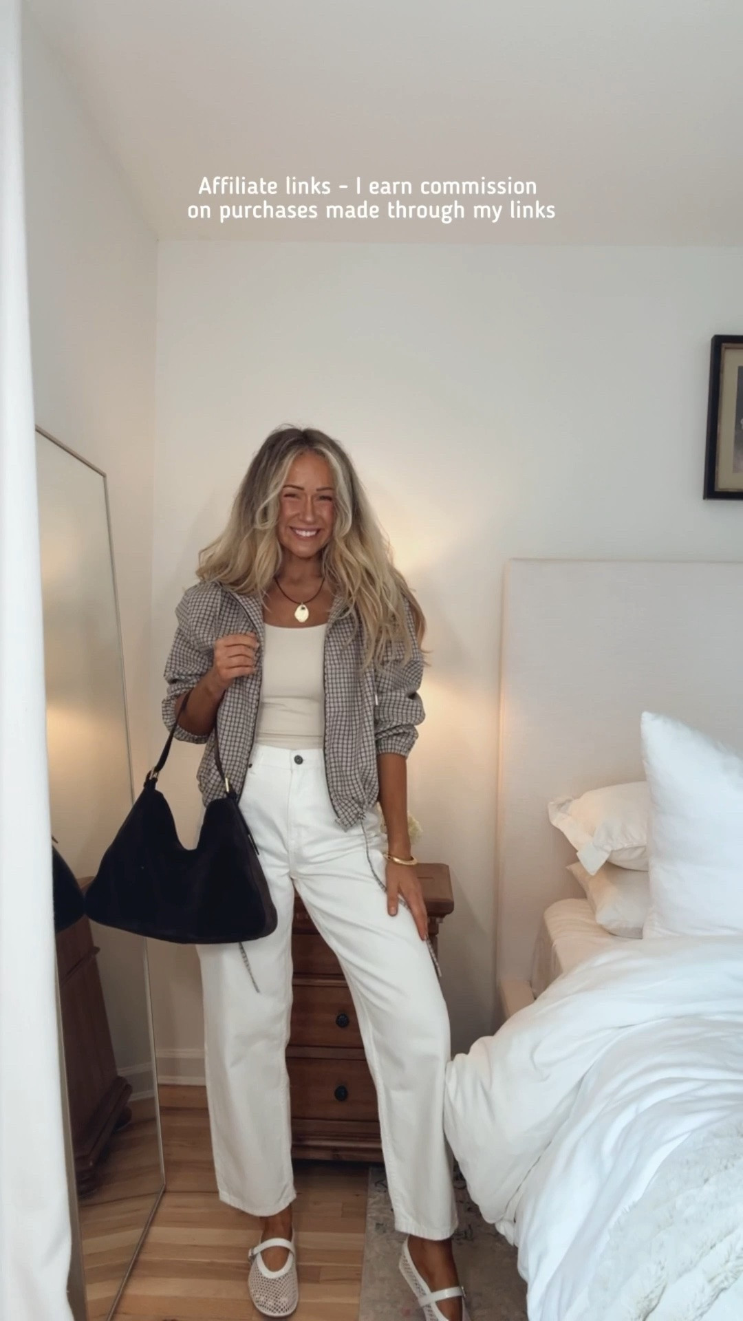 Affiliate links - I earn commission on purchases made through my links 

Early fall outfits
Zara plaid jacket
Zara jeans
Casual style
J.Crew suede bag