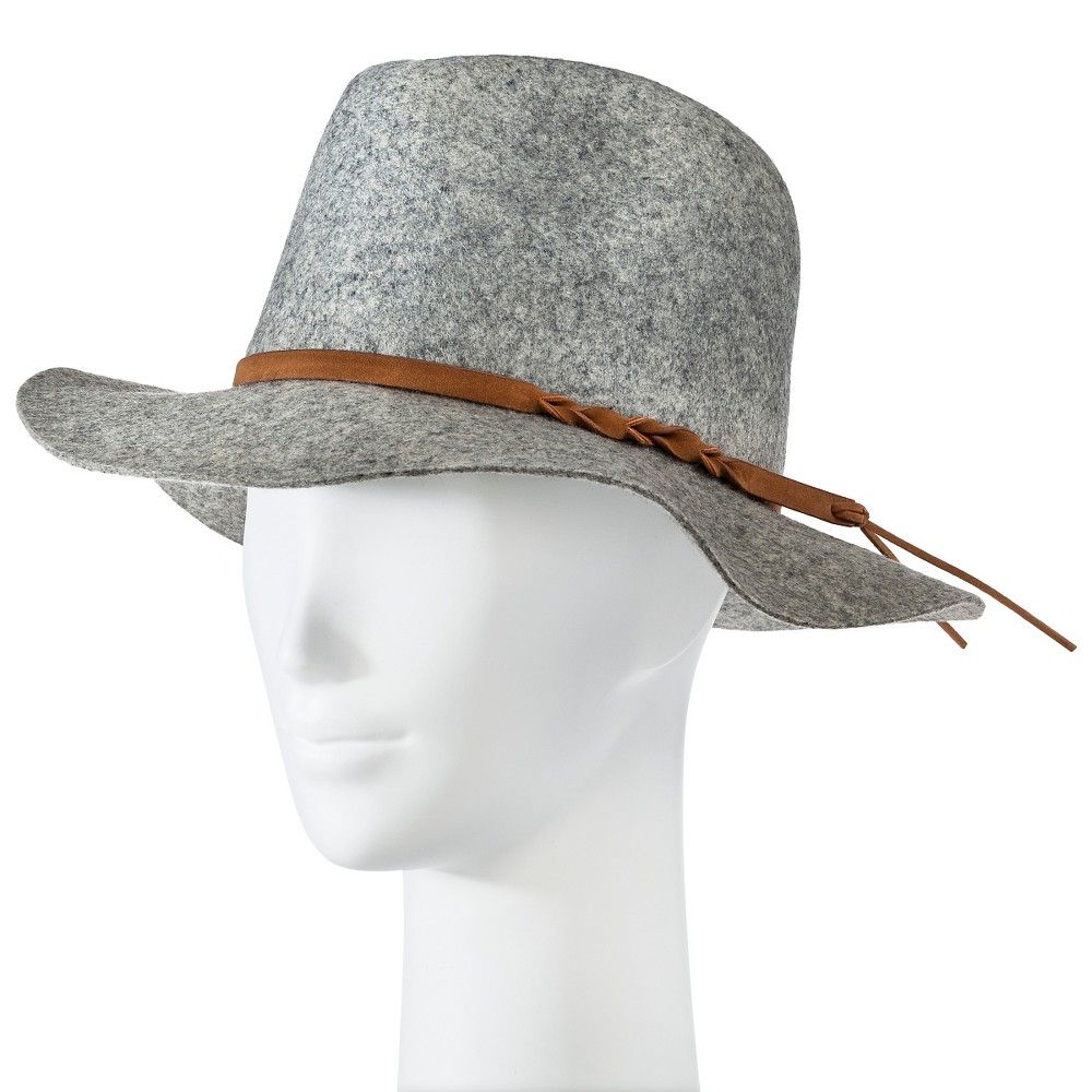 Women's Felight Fedora Hat Gray - Merona, Grey | Target