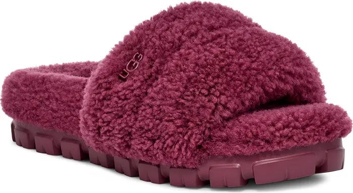 Cozetta Curly Genuine Shearling Slide Slipper (Women) | Nordstrom