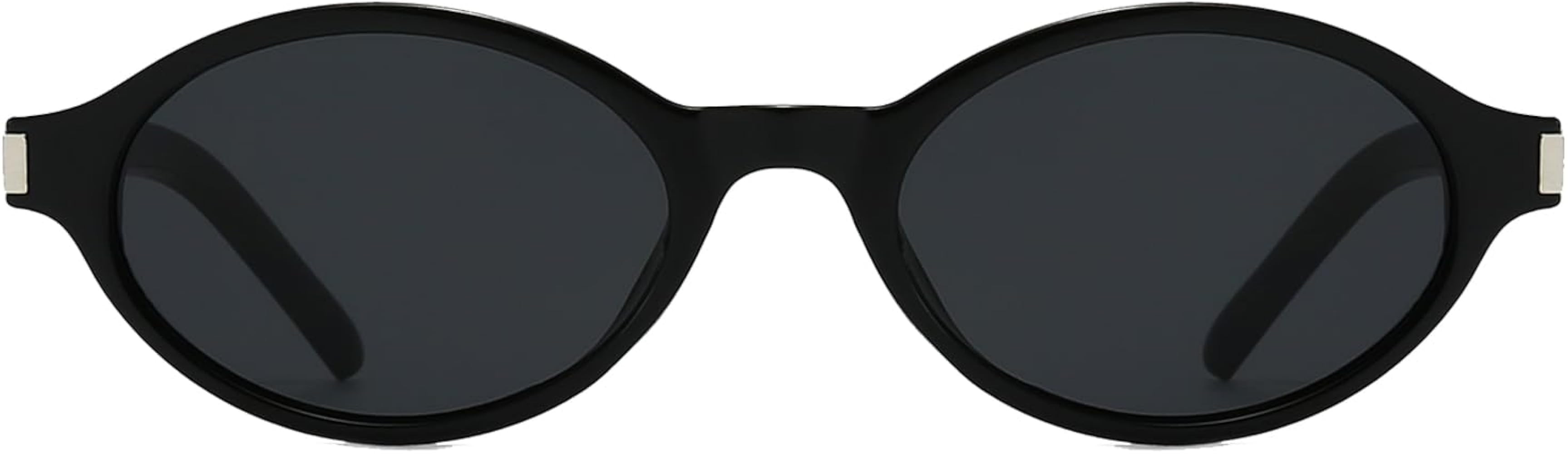 YAMEIZE Retro Oval Sunglasses Women Men Sunglasses Vintage Small 90s UV400 | Amazon (FR)