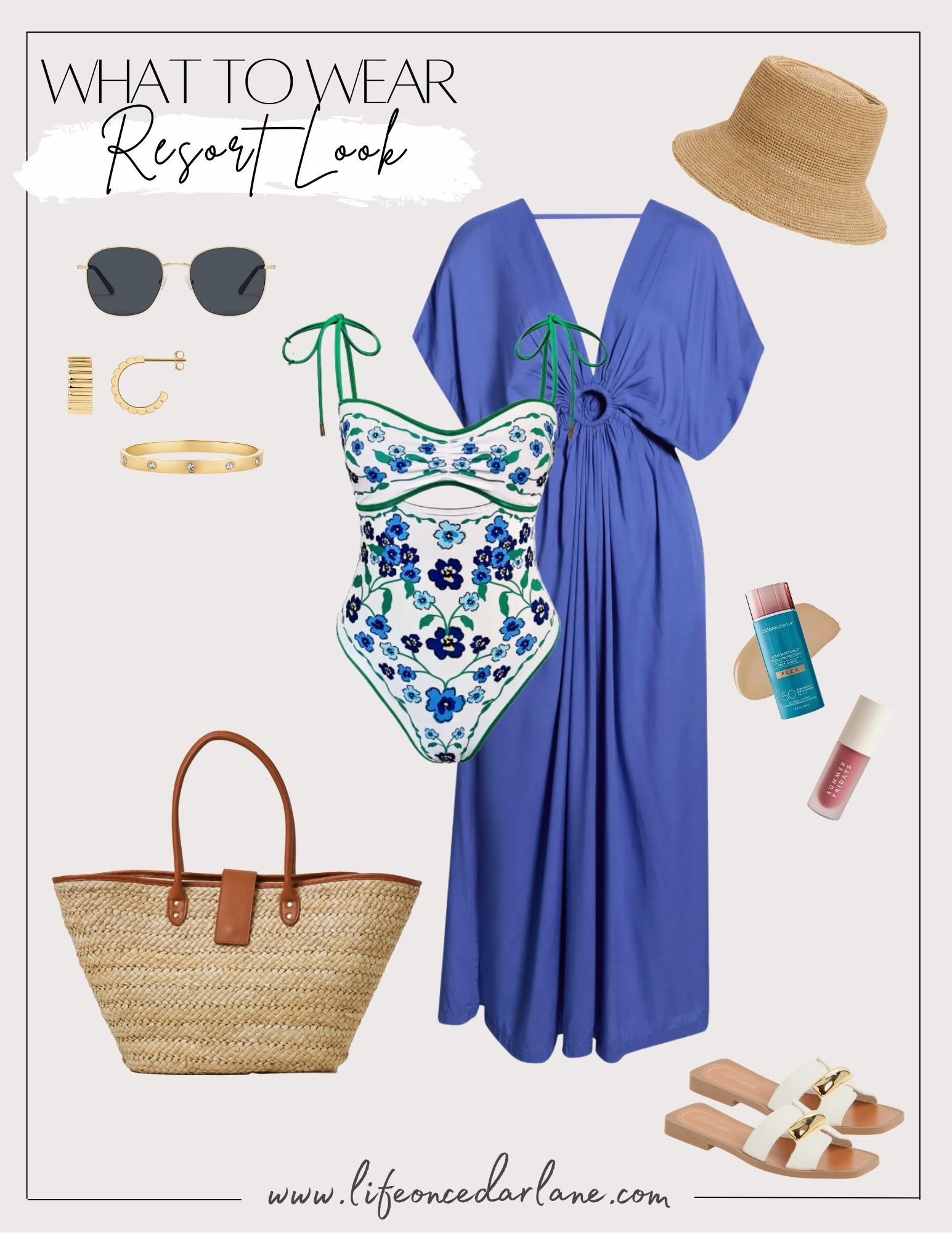 Resort look- warm weather vacay coming up?! Check out this swim look from Nordstrom! This one piece is reversible and so cute!

#resortvacay #swim

#LTKSeasonal #LTKOver40 #LTKTravel