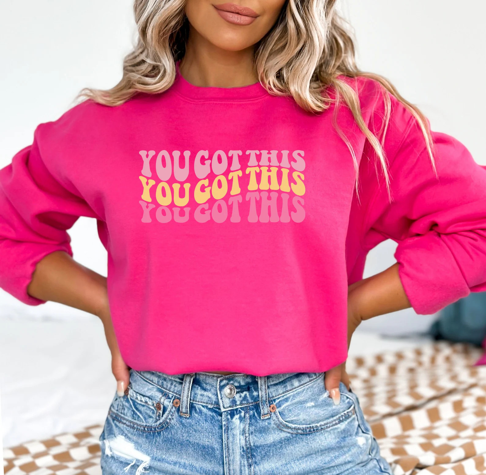 You Got This Women Motivational Sweatshirt, You Got This Sweater, Retro You Got This Inspirationa... | Etsy (US)