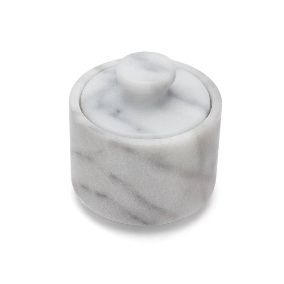 4oz Marble Salt Cellar White - Fox Run: Condiment Server, Hand Wash, 2-Piece Set, 3" Dimensions | Target