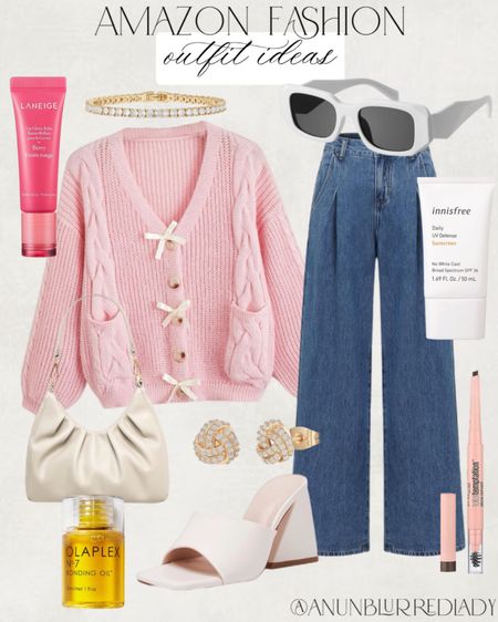 Amazon Trendy knit cardigan outfit idea! Perfect for the spring! #Founditonamazon #amazonfashion #inspire #womensstyle Amazon fashion outfit inspiration 

#LTKfindsunder100 #LTKfindsunder50 #LTKstyletip