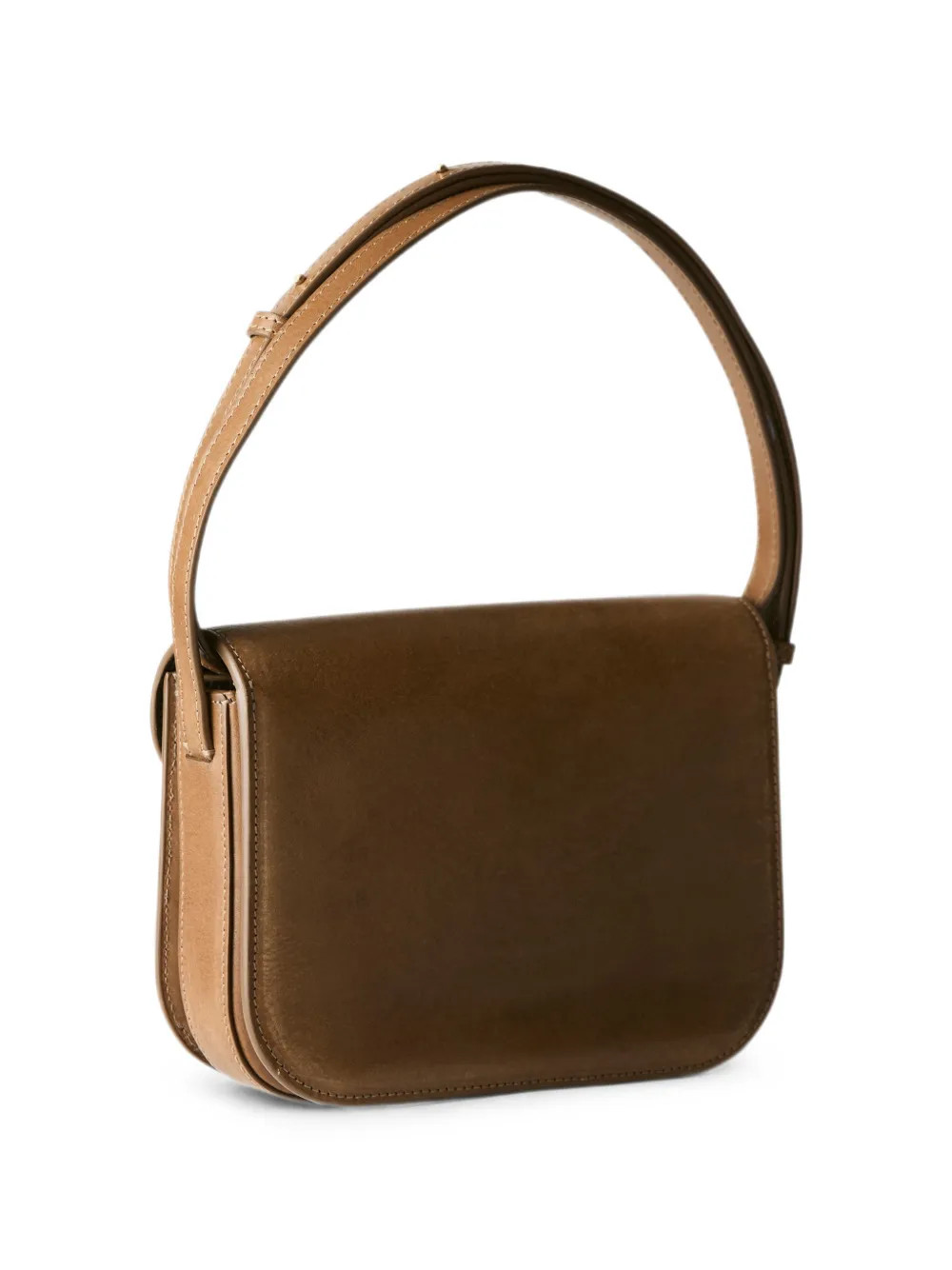 logo-print leather shoulder bag | Farfetch Global