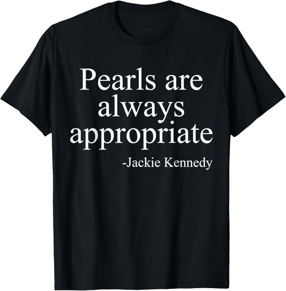 Pearls are Always Appropriate Classic Pear Womens Mens T-Shirt | Amazon (US)