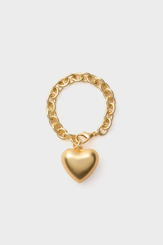 Gold The Puffy Heart Bracelet | Tuckernuck (US)