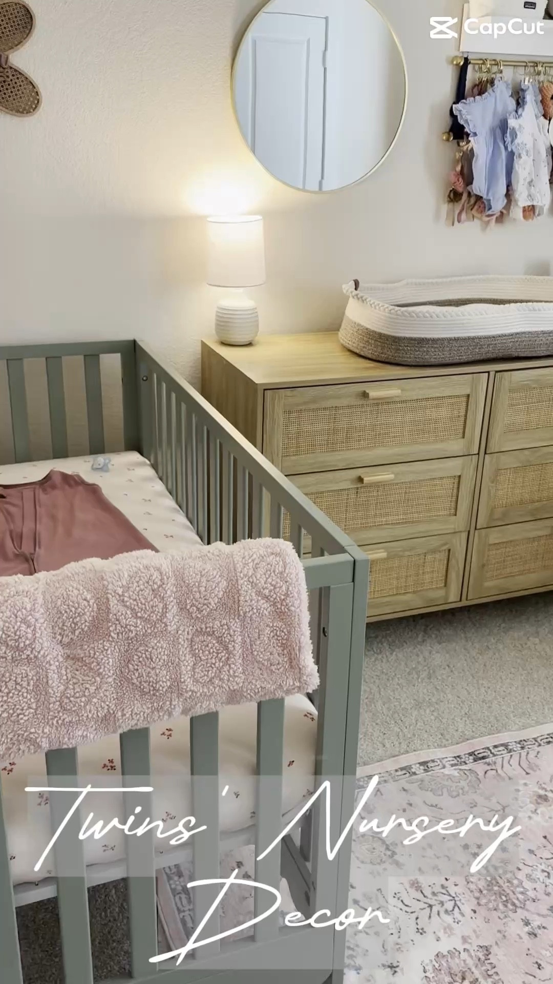 The twins’ nursery is cozy, sweet, and functional. Every item is affordable and ties in perfectly with each other. The days with twin infants might be chaotic, but at least we have a cozy nursery to unwind in! 

#LTKHome #LTKBaby #LTKFamily