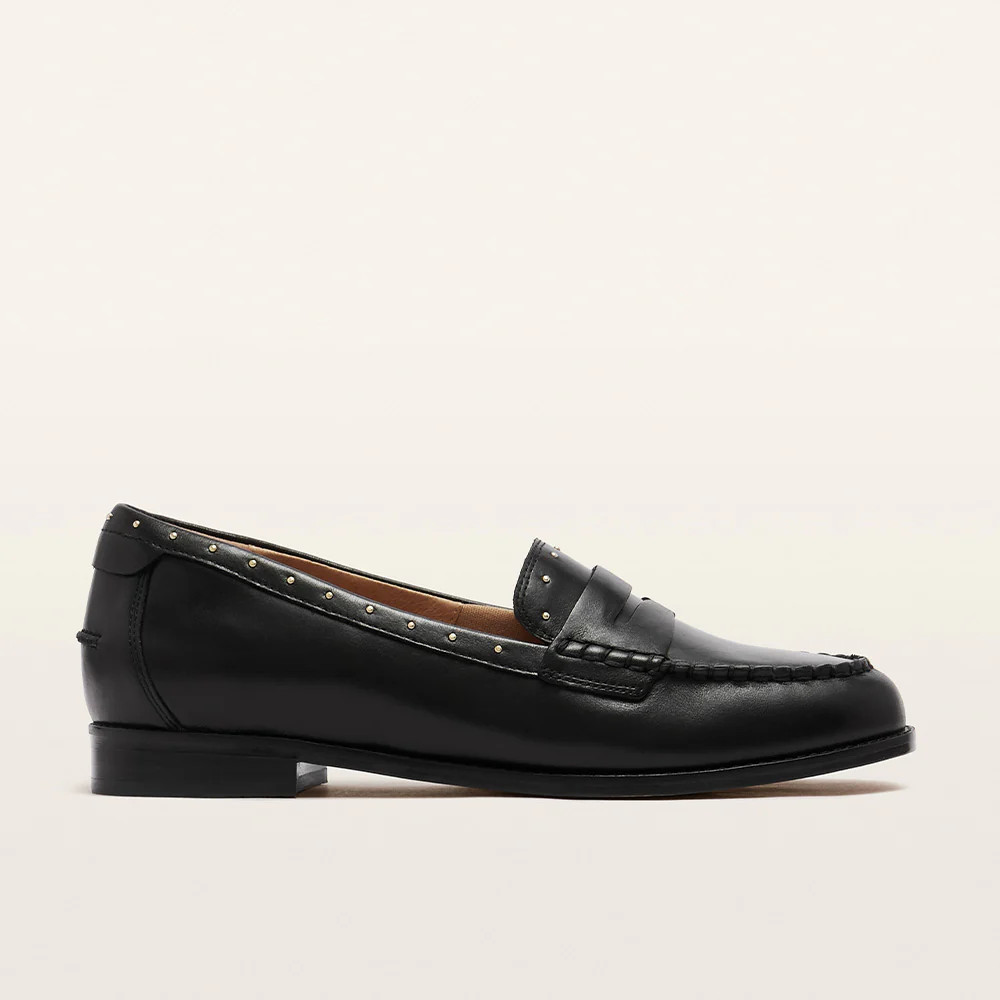 Franklin Black Stud Dress Flats | FRANKIE4 | FRANKIE4