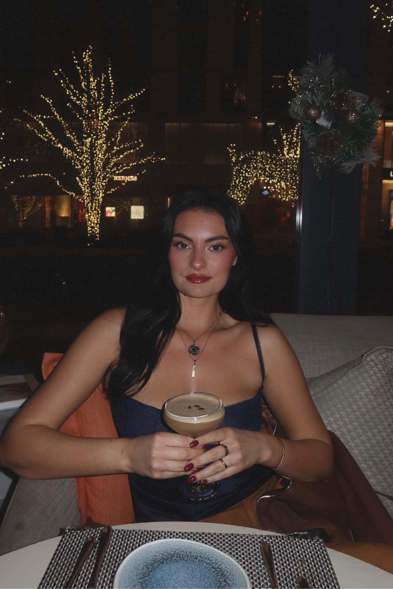 gorgeous house of cb navy lace camisole 

#LTKSeasonal #LTKHoliday #LTKsalealert