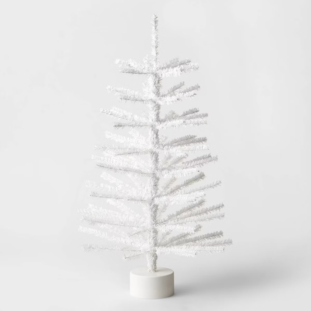 24" Unlit Tinsel Mini Artificial Christmas Tree Silver - Wondershop™ | Target
