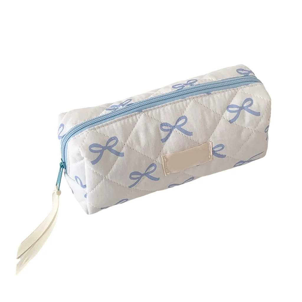 Ywmsfl Bowknot Pencil Case 7.55x3.38x2.91Inch Large Compartment Pen Case Pencil Bag | Walmart (US)