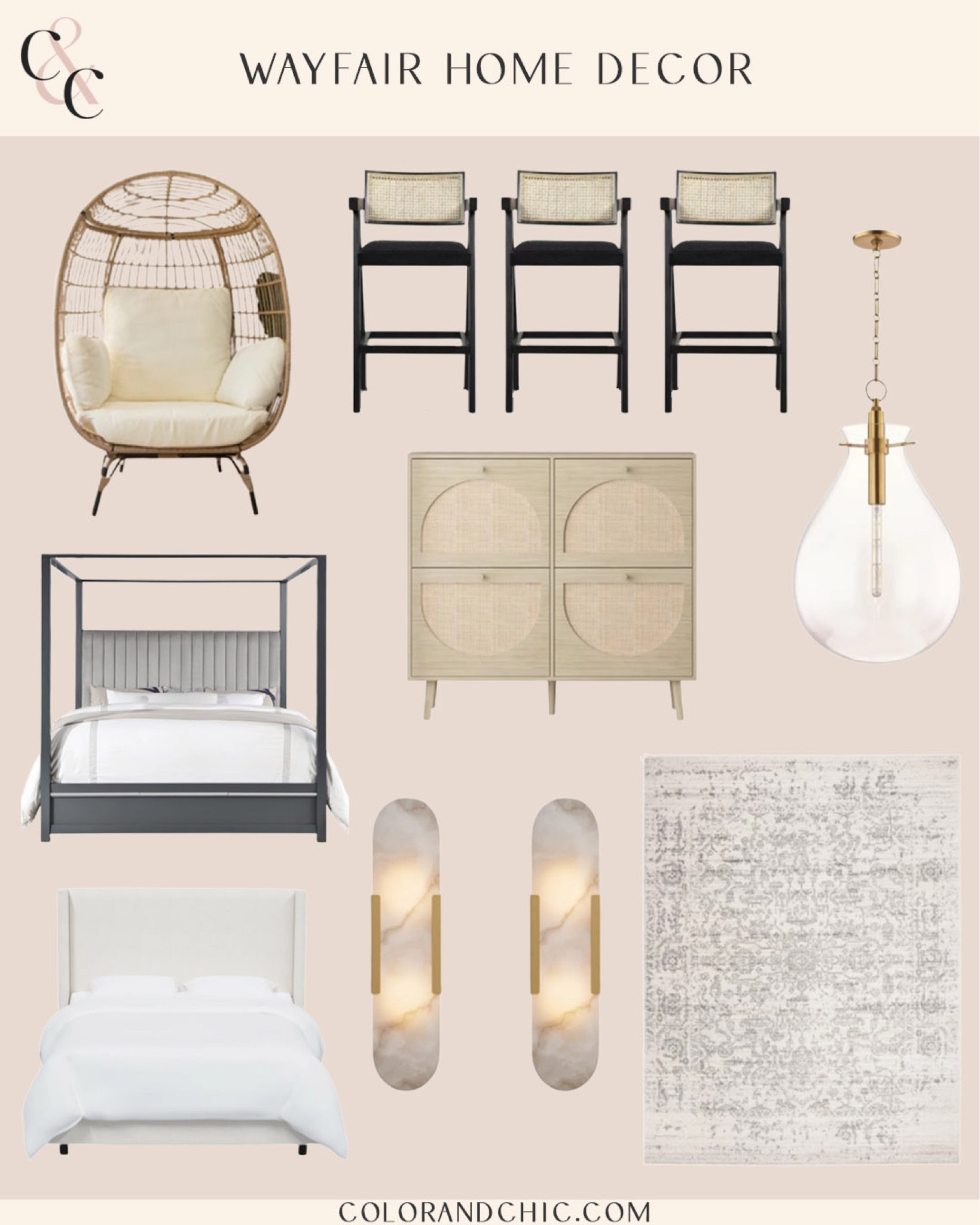 Wayfair home decor that I love! Including beds, lighting, rugs, barstools and more. Up to 70% off and fast shipping for the Memorial Day Clearance! 

#wayfairpartner #Wayfair @wayfair

#LTKHome #LTKSaleAlert #LTKStyleTip