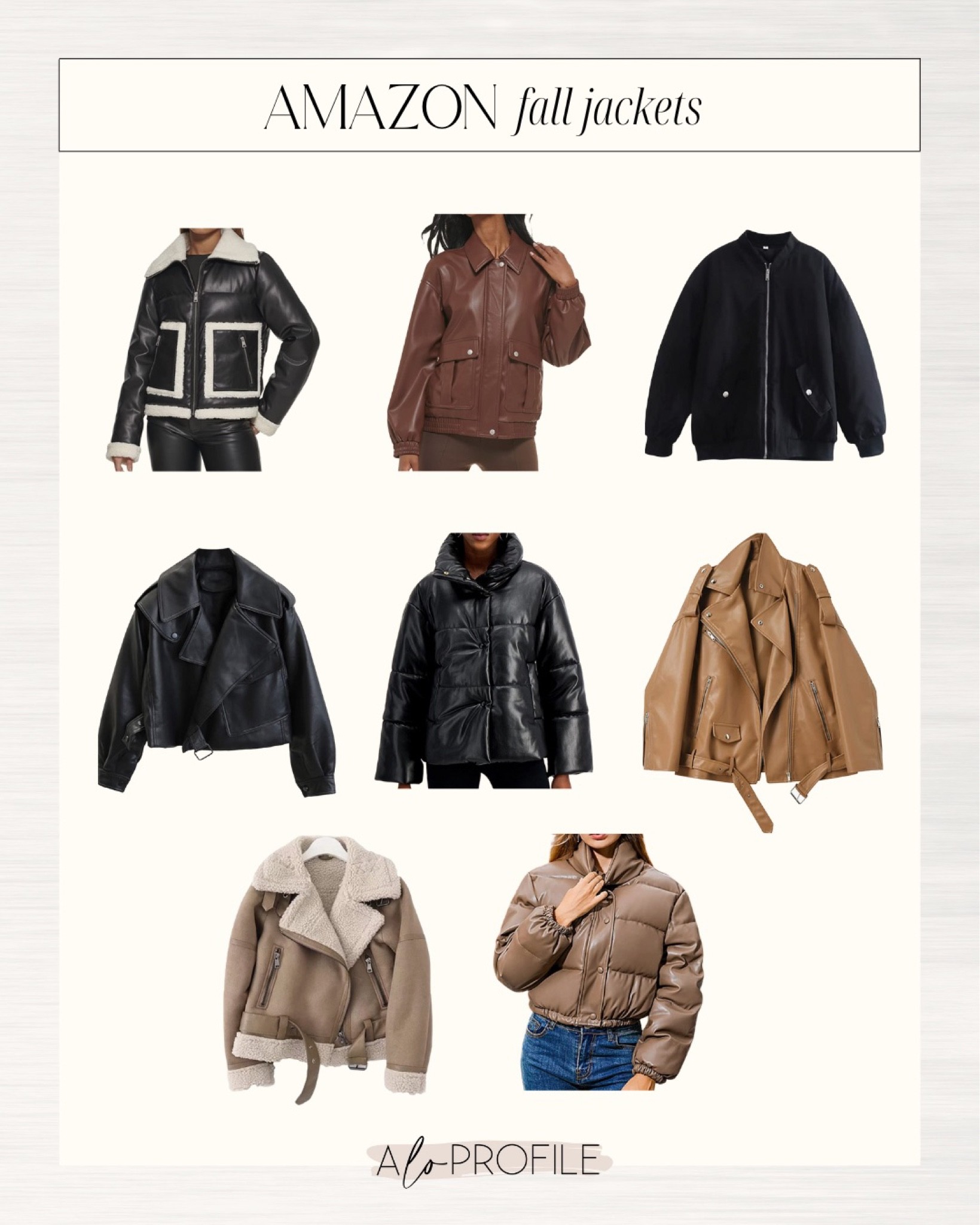 Amazon fall jackets 