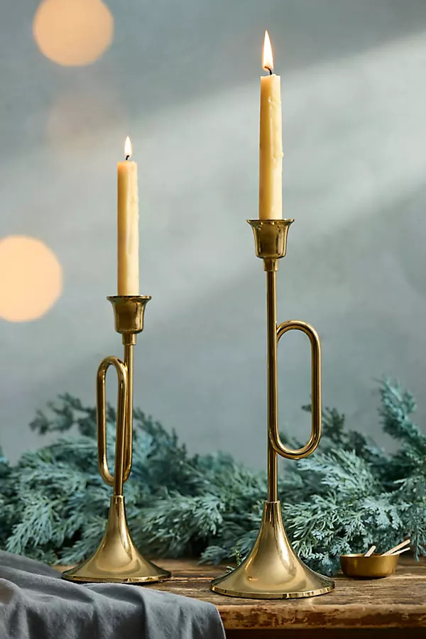 Trumpet Taper Holder | Anthropologie (US)