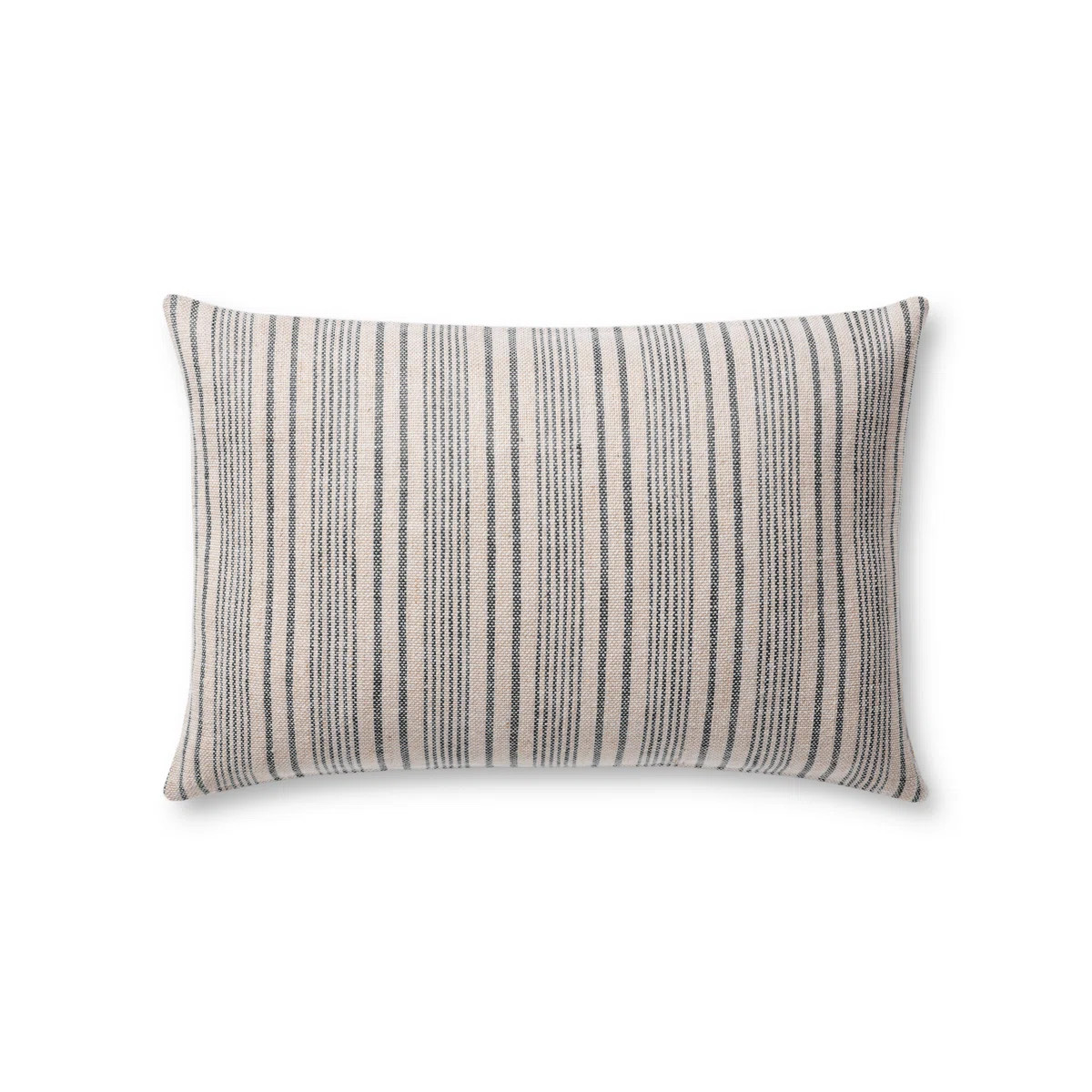 Magnolia Home By Joanna Gaines X Loloi Elaine Beige / Navy Pillow | Wayfair North America