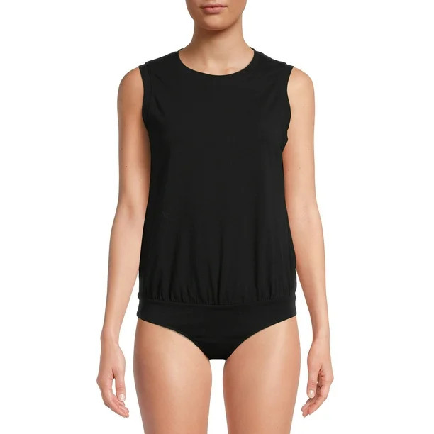 Time and Tru Women's Muscle Tank Bodysuit - Walmart.com | Walmart (US)