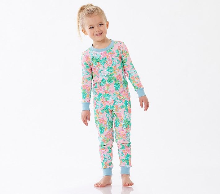 Lilly Pulitzer Isle Be Back Organic Pajama Set | Pottery Barn Kids