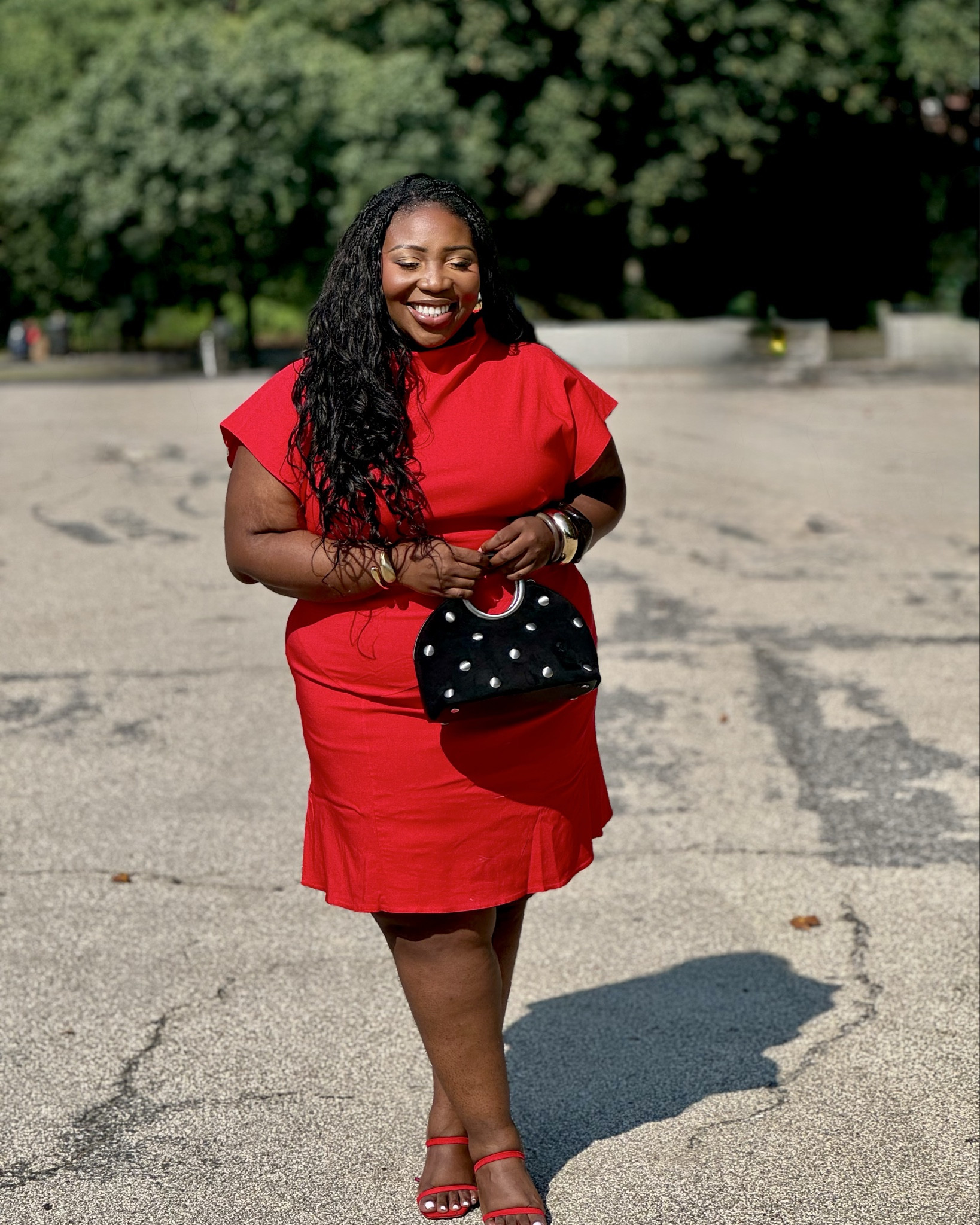 Wearing red feels like choosing myself again and again. Bold. Powerful. Feminine. ✨ Sometimes the outfit isn’t just clothes—it’s the reminder that you are the statement. 🌹 

#LTKPlusSize #LTKFindsUnder100