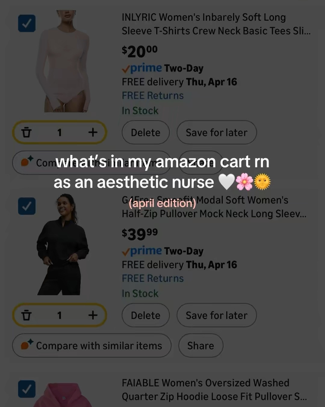my Amazon cart hates to see me coming 🛒✨🌸 

#LTKootd