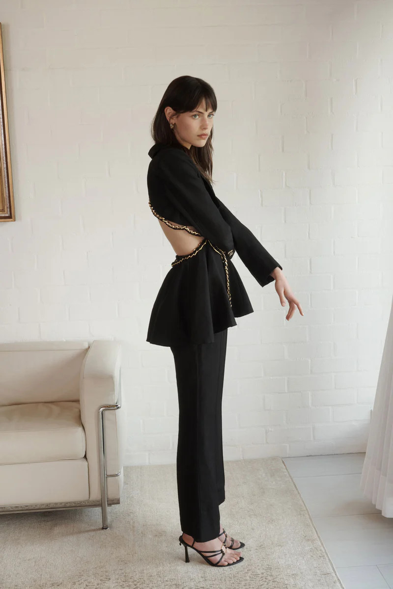 Opal Backless Chainlink Jacket | aje. (Australia and New Zealand)