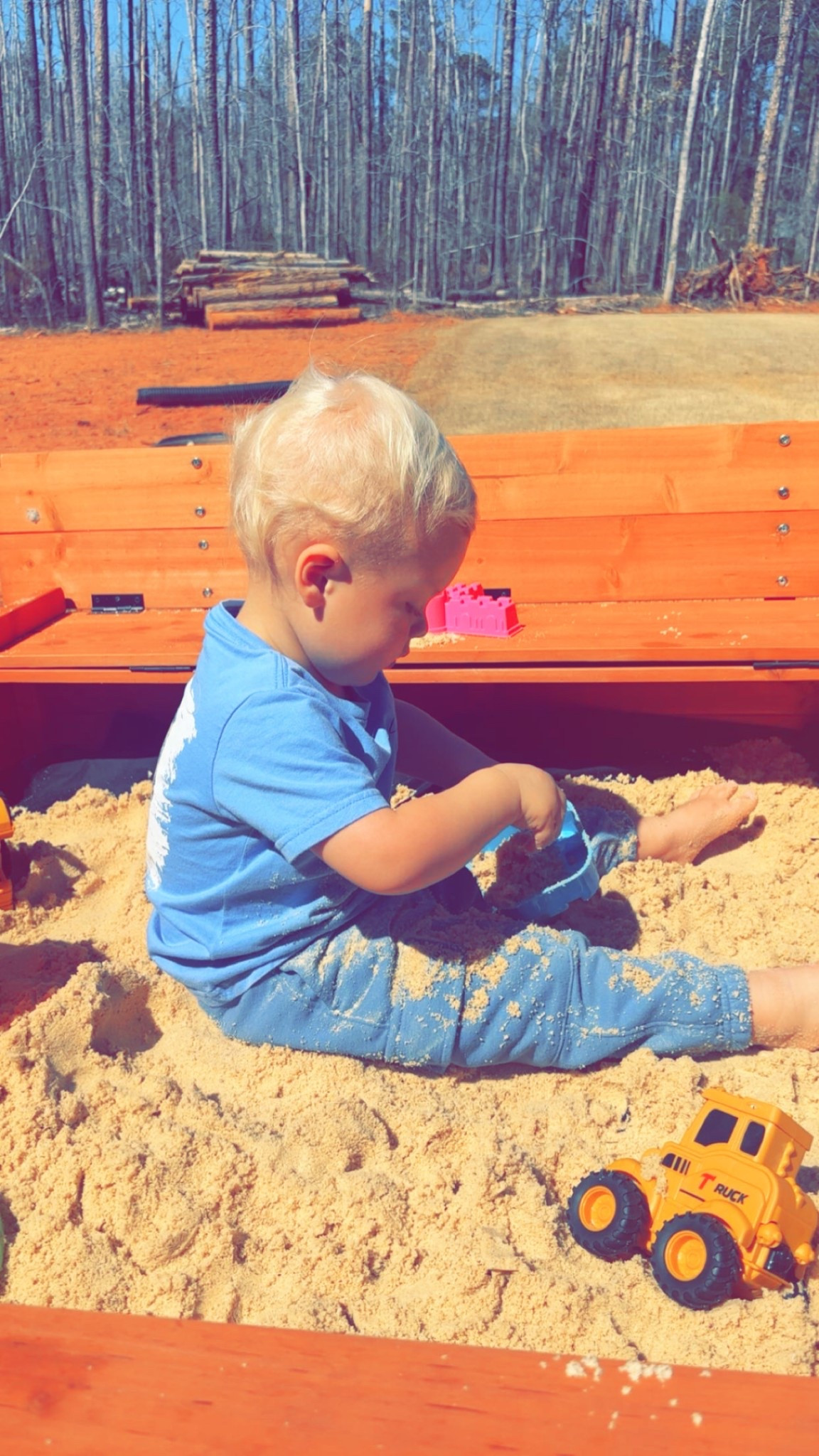 My toddler is obsessed with his sandbox!! It keeps him entertained for hours🛝🏖️

#LTKFamily #LTKBaby