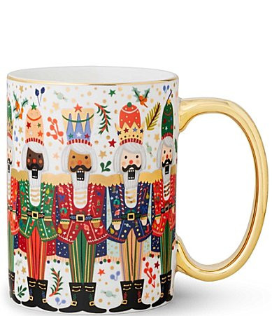 Rifle Paper Co. Holiday Nutcracker Brigade Porcelain Novelty Mug - Multi | Dillard's