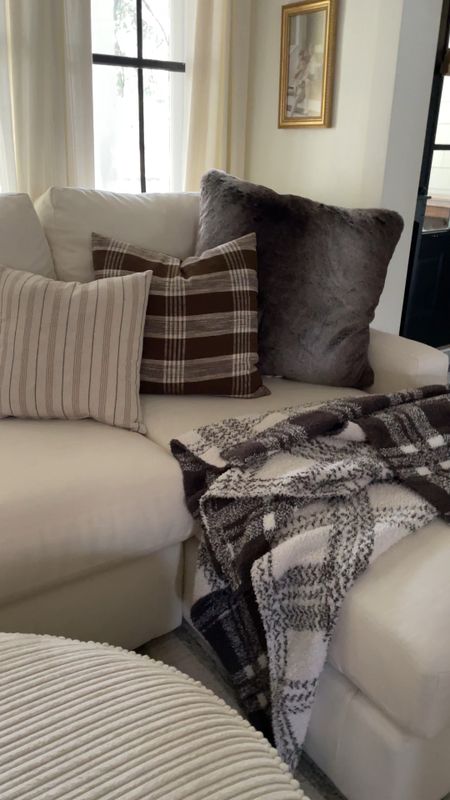Cozy brown living room links. 🫶

#LTKVideo #LTKSeasonal #LTKhome