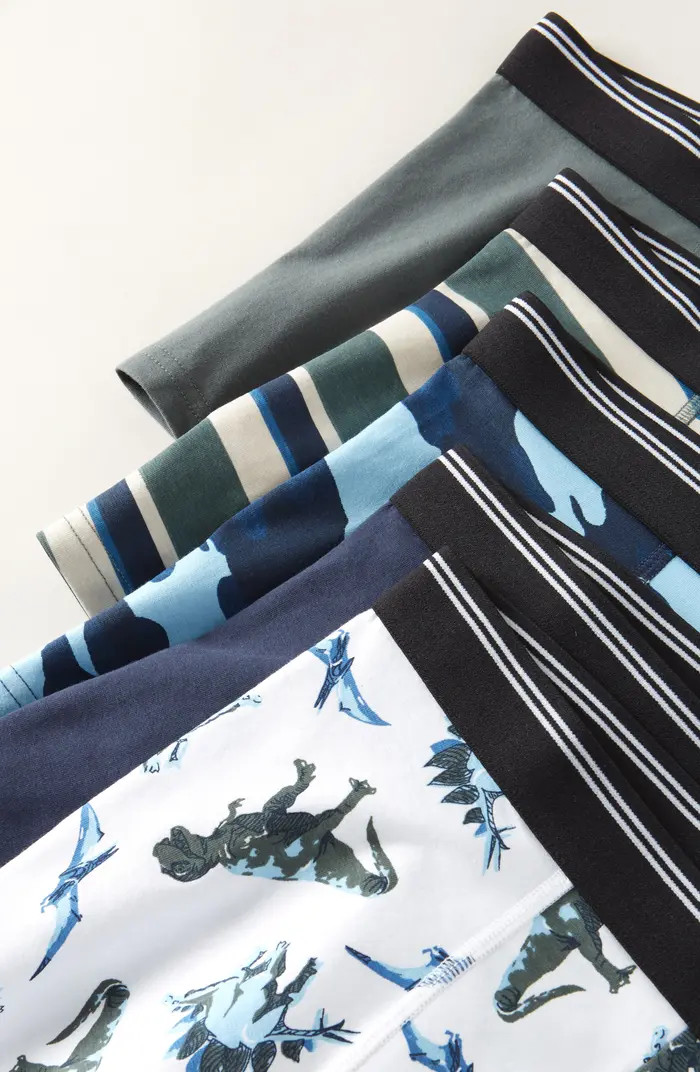 Nordstrom Kids' Assorted 5-Pack Boxer Briefs | Nordstrom | Nordstrom