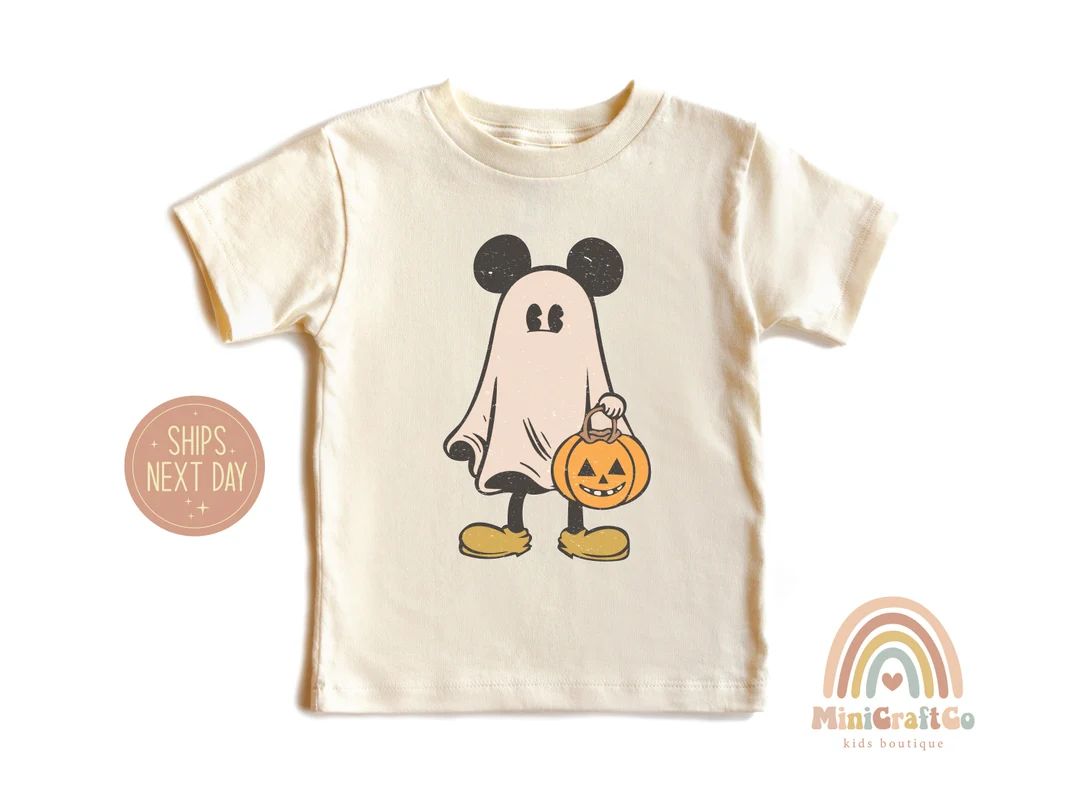 Mouse Spooky Shirt Autumn Spooky Vibes Halloween Kids Shirt - Etsy | Etsy (US)