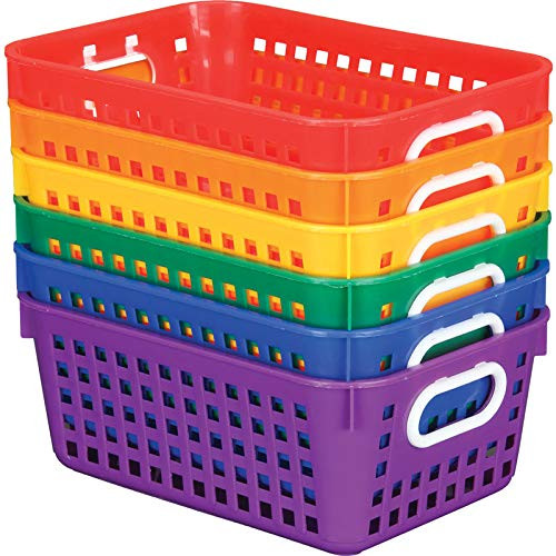 Really Good Stuff-666006 Plastic Storage Baskets for Classroom or Home Use - Fun Rainbow Colors - 11 | Amazon (US)